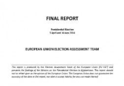 Final Report - EU Election Assessment Team