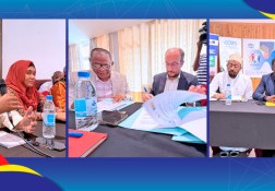 Cérémonie de signature du protocole d'accord multipartite