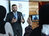تدريب طلاب الصحافة 