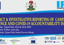 FOI ACT & INVESTIGATIVE REPORTING OF CAMPAIGN FINANCE AND COVID-19 ACCOUNTABILITY ISSUES