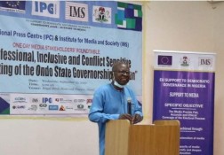 PROFESSIONAL, INCLUSIVE AND CONFLICT SENSITIVE REPORTING OF THE ONDO STATE GOVERNORSHIP ELECTION