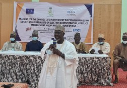 2-Day Training for the Gombe State Independent Electoral Commission (GOSIEC) and Journalist on Election Administration, Conflict Management, Media and Communication