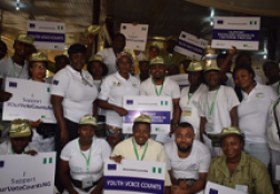 Sensitization and Recruitment of Corp Members at orientation camp – June, September and November 2018