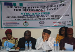 Inauguration of NYSC Voter Education CDS group in Imo state – January 2019 