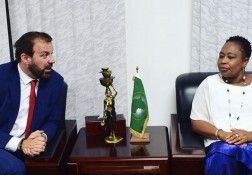Meeting with  H.E. Ambassador Minata Samate